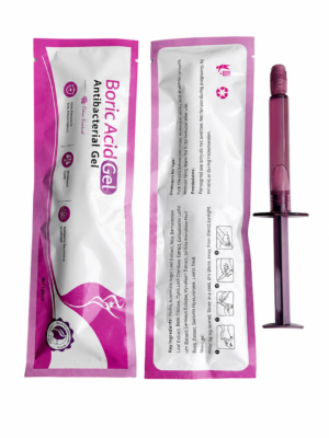 boric acid antibacterial gel for odor control & ph balance (20 applicators / pack)