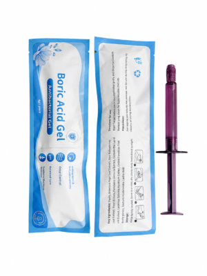 boric acid antibacterial gel for odor control & ph balance (20 applicators / pack)